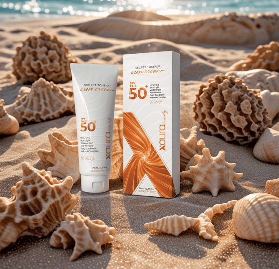 Xaura Secret Tone Up Sun Creme Sonnencreme 50 SPF 70ml